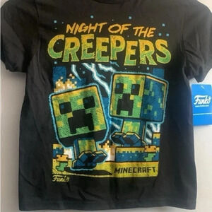 kids XS funko minecraft shirt NWT